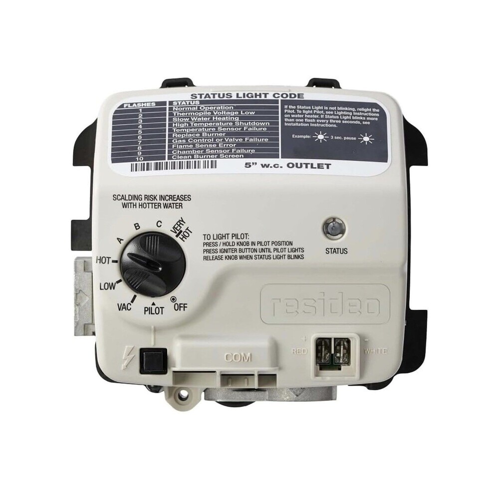 Reliance Water Heater Natural Gas Control Valve 100112336 Thermostat Compatib...